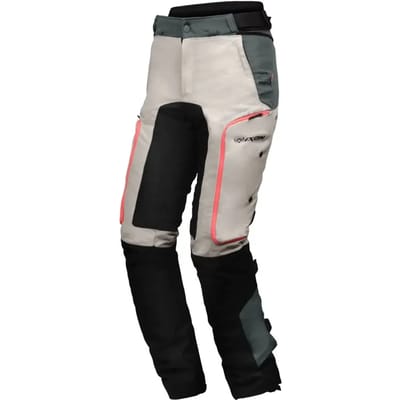 Ixon Vidar PT Greige Tactic Groen Rood Textiele Motorbroek - Broek