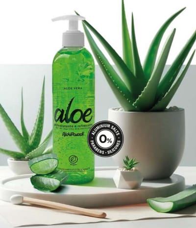 RickiParodi Aloe Vera – Verzorgende Gel – Hydraterend – Kalmerend – 500 ml