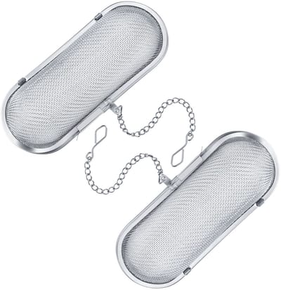 Westmark 2 Kruideninfusers/theezeefjes, lengte: elk 11 cm, roestvrij staal, zilver, 125622E3