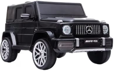 Mercedes G63 AMG - Elektrische Kinderauto - Accu - Afstandsbediening - Muziek & LED Verlichting - Zwart - 3 tot 8 Jaar - 105 x 65 x 55 cm