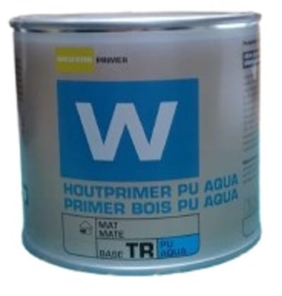 Welters Houtprimer pu Aqua wit 0.5 liter