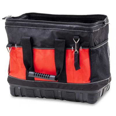Gereedschapstas OKS-009 – Slechts 2,7 kg • 30 kg Draagvermogen | Schokbestendig • Verstevigde Hoeken • Elastische Organisatievakken • Heavy-Duty Schouderriem & Handgreep – Lichtgewicht & Duurzaam
