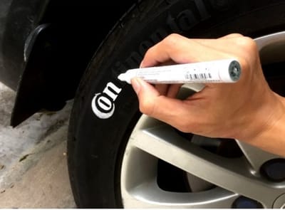 Autoband loopvlak markering pen
