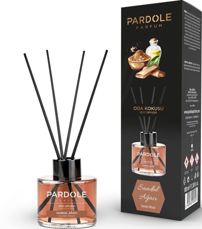 Pardole Sandal Wood Geurstokjes - Huisparfum - Huisgeur 145ML
