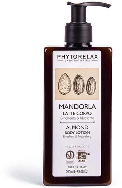 Phytorelax Bodylotion Droge Huid – Amandel Bodylotion met Biologische Zoete Amandelolie – Voor Zeer Droge Huid – Vegan – 250 ml