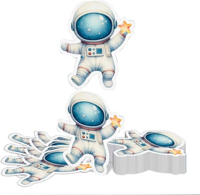 20 Stuks Astronaut Servetten - Dikke en Absorberende Papieren Wegwerpservetten voor Feestjes en Verjaardagen