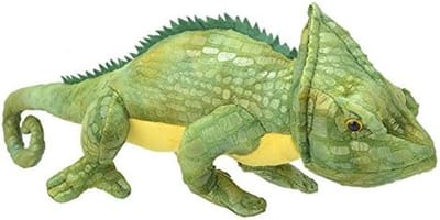 Realistisch Gemaakt Kameleon Pluchen Dier van 40 cm, Handgemaakt