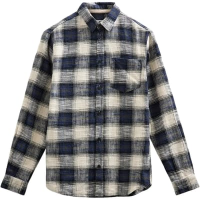 Gestreepte flanellen overshirt Anerkjendt Leif