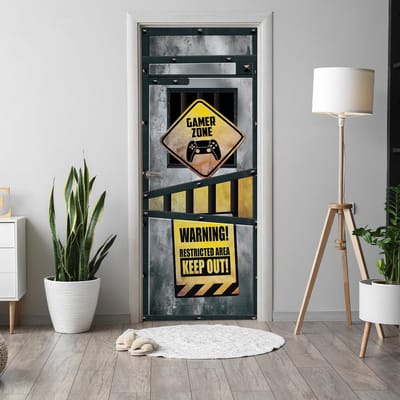 Dailygoods- Decal Waterproof - Deursticker - PVC Vinyl - Verwijderbaar - Muurdecoratie - 200x38.5cm - 2 Stuks - Deurstickers