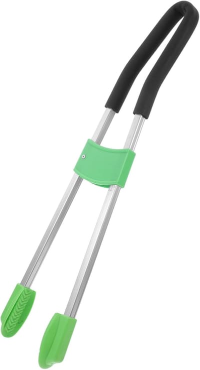 Aluminium vuilnisopneempincet, ergonomische anti-slip buiteninstrument voor opnemen van vuilnis, flessen en kleine moeilijk bereikbare voorwerpen