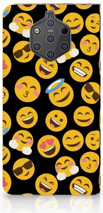 Nokia 9 PureView Hoesje met Magneet Emoji