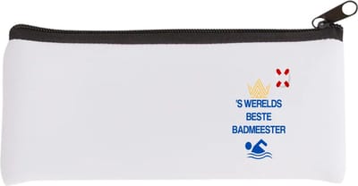 Akyol - 's werelds beste badmeester Etui - Badmeester - badmeesters - badmeesters - cadeau badmeester - zwemmen - zwemdiploma - cadeau - kado - gift - geschenk - vaderdag - lifeguard - 20 bij 9 cm