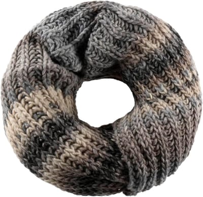 Ronde Sjaal - Tube Sjaal - Winterse Warmte - Gemaakt in Duitsland - 30 x 19 cm - Melange