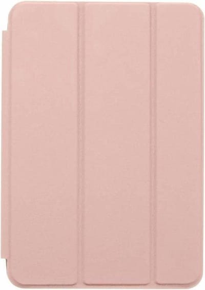 Tablethoes Geschikt voor Apple iPad 10.2 2019/2020/2021 Tri-Fold - Multi-Stand Case - Smartcase - Smart Cover - Hoesje - Beschermcase - Rosé Goud