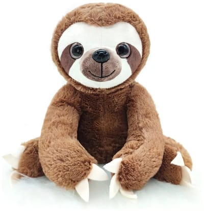 DW4Trading Knuffel Luiaard 25 cm - Dierenknuffels - Knuffelbeesten - Pluche Speelgoed