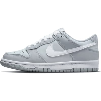 Nike Dunk Low (GS) Two Toned Grey - maat EU38 - DH9765-001 - grijs - wit - sneaker