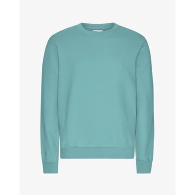 Trui met ronde hals Colorful Standard Classic Teal Blue