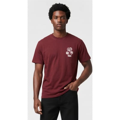 Levi's Vintage Fit Gr Tee Relax Tawny Port Taglia: XL | T-shirt stampate Outlet | Uomo | Marrone
