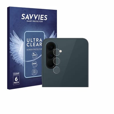 Savvies - Screenprotector voor Samsung Galaxy A37 5G (ALLEEN Camera Lens) - Folie Beschermfolie transparant 6 Stuks