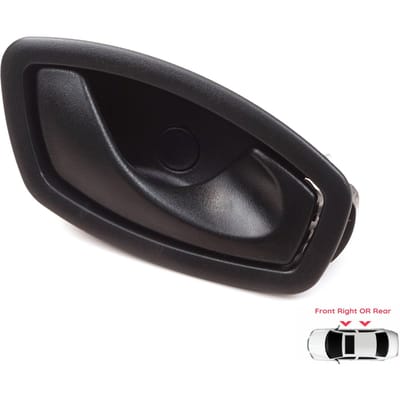 Poignée de porte intérieure BDP929 Droite 806710001R NOIR pour Renault Fluence Megane Scenic MK3 Clio MK4 Captur