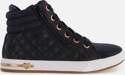 Skechers Meisjes Veterboots - Zwart - Maat 32