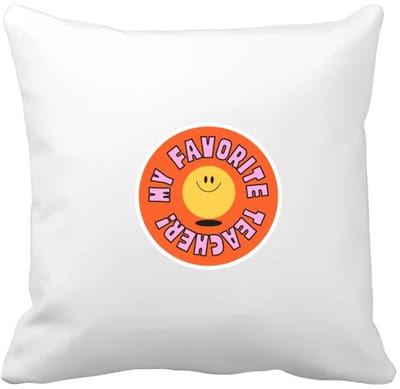 Akyol - my favorite teacher Kussen hoes - Docent - leraar/lerares - juf - meester - verjaardagscadeau - verjaardag - cadeau - afscheidscadeau - geschenk - leuke cadeau - kado - gift - juffendag - meesterdag - 40 bij 40 cm