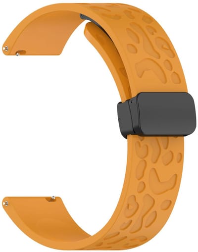 Siliconen bandje - geschikt voor Garmin Venu 2s / 3s / 4 (41mm) / Vivoactive 4s / Forerunner 255s / 265s - Huawei Watch GT 5 Pro - 42mm / GT 6 / GT 5 / GT 4 - 41mm - oranje