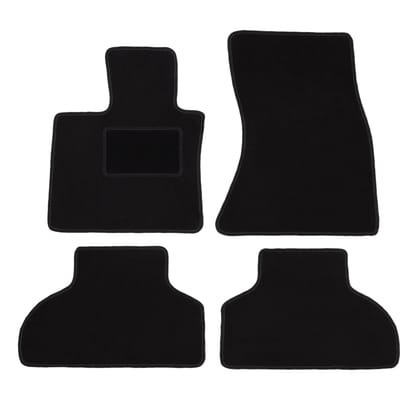 Zwarte velours vloermatten voor: BMW X5 F15 SUV (2013-)