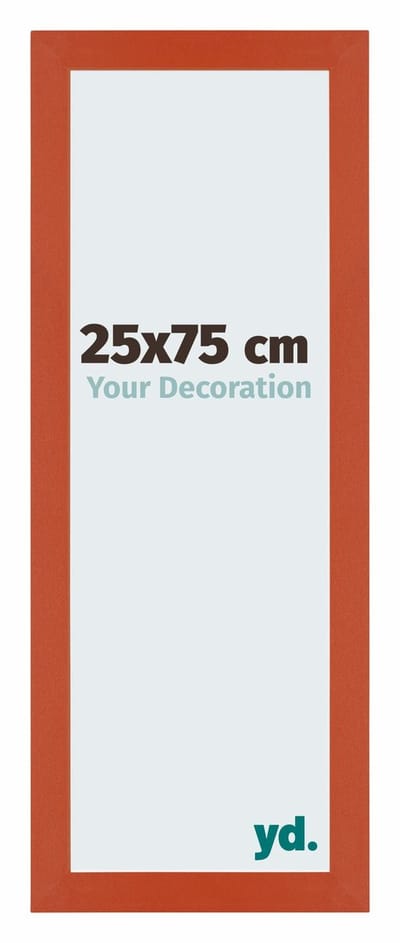 Your Decoration - Fotolijst 25x75 cm - MDF - Oranje - Mura