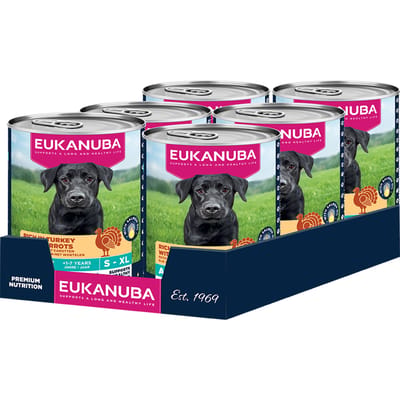 Eukanuba Hondenvoer Nat Life Care Dog Adult Kalkoen en Wortel - 6 x 400 gr - Voordeelverpakking