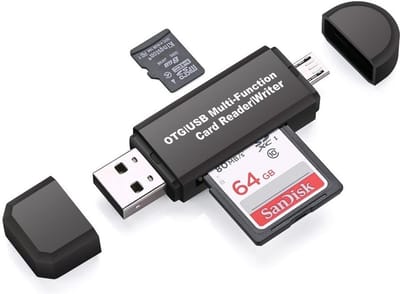 USB multifuntionele kaart lezer - Micro SD , SD , 4 in 1 USB