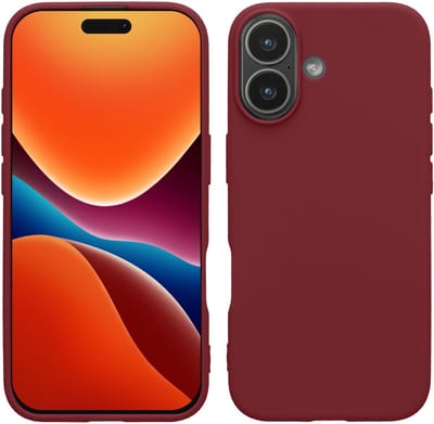 kwmobile telefoonhoesje geschikt voor iPhone 17 - Hoesje voor smartphone - Back cover in bordeaux-violet