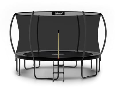 Trampoline Ø305/366 cm met veiligheidsnet en randafdekking voor tuin en fitness