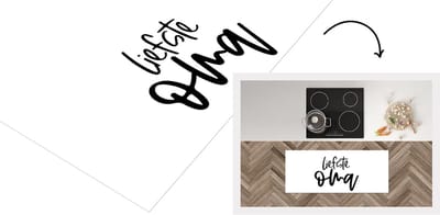 Keukenloper - Loper keuken - Oma - Quotes - Liefste oma - Spreuken - 120x50 cm - Keukenloper vinyl