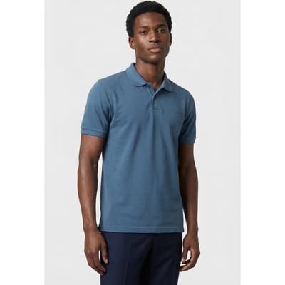 Dstrezzed Ds_bowie Button Polo Blue Fusion Blue Fusion Größe: L | Poloshirts Outlet | Herren | Blau