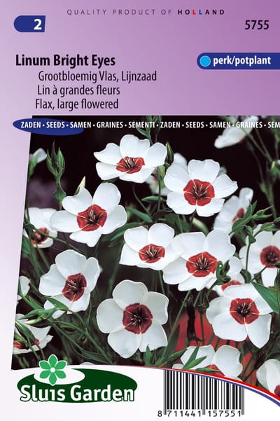 Sluis Garden - Vlas Bright Eyes (Linum)