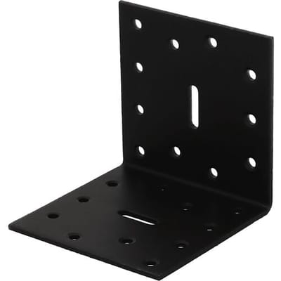 Magnodur versterkingshoek sleufgat zwart 80x80x80mm
