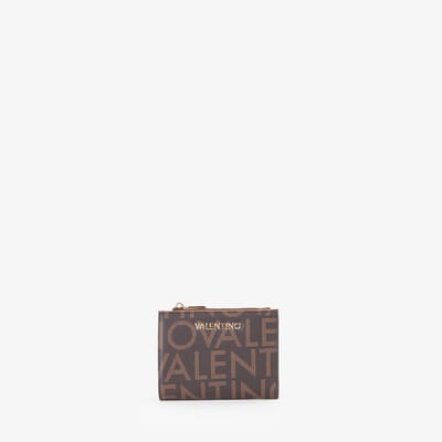 VALENTINO portemonnee Portafoglio Regina RE Wallet Moro / Naturale bruine