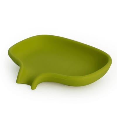 Bosign - Zeephouder Soap Saver Flow - Lime Groen - Groot - 13,5 x 10,5 cm