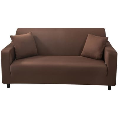 Bankhoes voor fauteuil, modulaire bankhoes voor chaise longue, moet bestellen 1PC 1 seat 90-140cm koffie