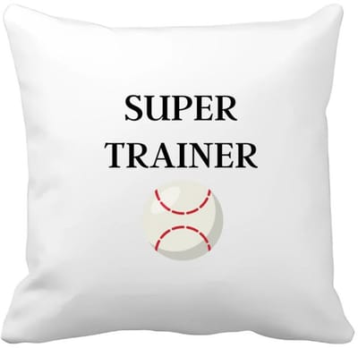 Akyol - super trainer Kussen hoes - Sport - coach - honkbal - trainer - geschenk - verjaardag - love gift - 40 bij 40 cm