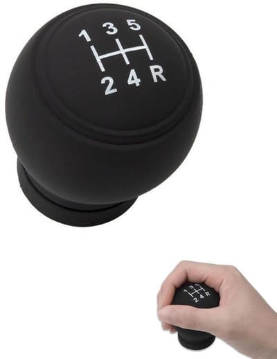 Dailygoods- Versnellingspookafdekking R-vormig - Universele Pookknop - Siliconen Schakelhendelafdekking - Antislip - Slijtvast - Eenvoudig te installeren - Schakelknop