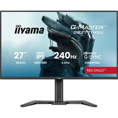 iiyama G-Master GB2771HSU-B1 Red Eagle - 27 inch - Full HD - IPS - 240 Hz - Verstelbaar - G-Sync compatible