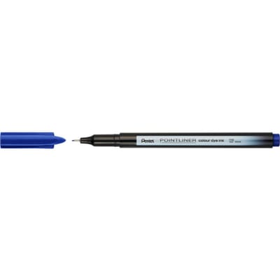 Fineliner Pentel Pointliner S40-C fijn blauw