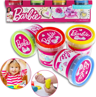 Mega Creative - Barbie Kunststof massa 4 kleuren
