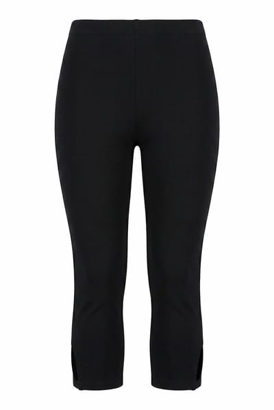 Angel of Style - Dames - Caprilegging smalle pasvorm elastische tailleband - Zwart - Maat 52