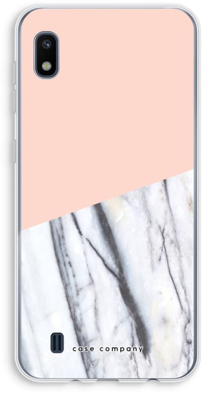 Case Company® - Hoesje geschikt voor Samsung Galaxy A10 hoesje - A touch of peach - Soft Cover Telefoonhoesje - Bescherming aan alle Kanten en Schermrand