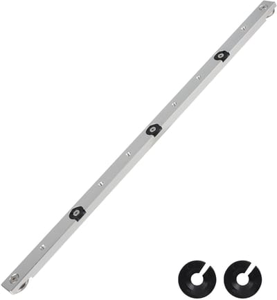 Dailygoods - Mitre Bar - T-sleuf-stang - Aluminiumlegering - 450 mm - Verstelzaag - Geschikt voor tafelzagen en bandzagen