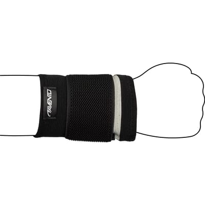 Avento Pols Compressie Bandage - Zwart/Zilvergrijs - S/M