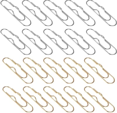 Dailygoods- Penklemmen 20 Stuks - Draagbare Paperclips - Robuust Metaal - Multifunctionele Penhouder - Jumbo Paperclips - Hoogwaardig en Duurzaam